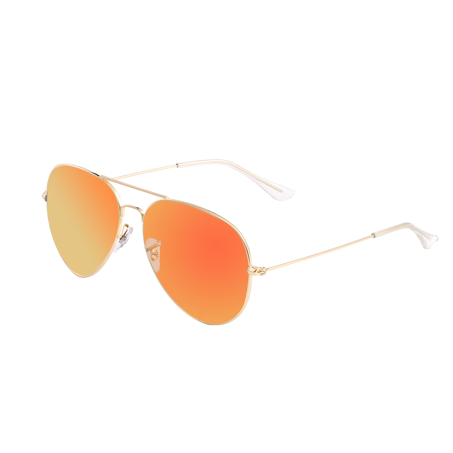 Polarized Aviator Sunglasses for Women Men UV Protection Metal Mirror Frame