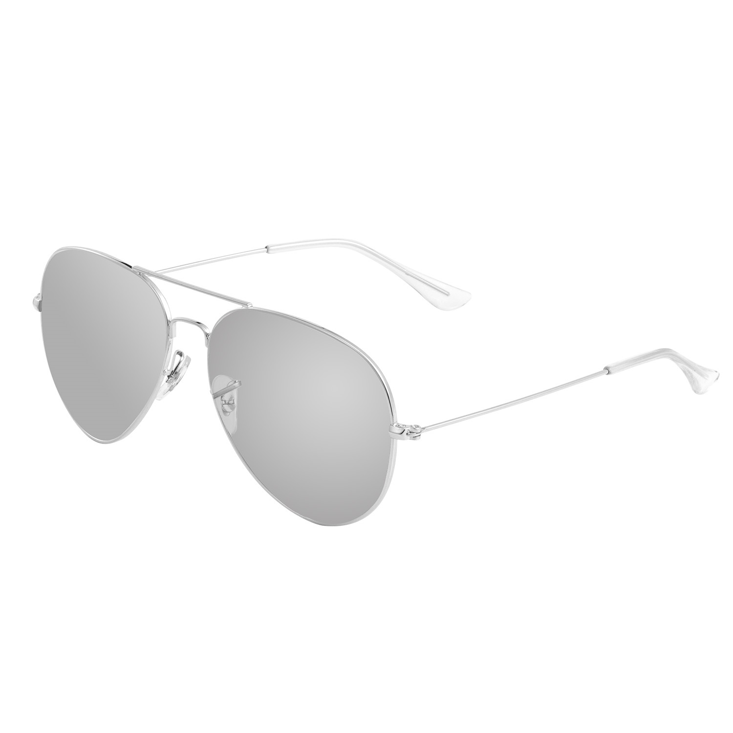 Polarized Aviator Sunglasses for Women Men UV Protection Metal Mirror Frame