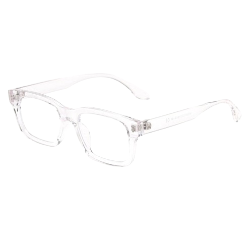 Simplicity Redefined: Full-Frame Transparent Universal Eyeglasses with Blue Light Blocking