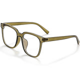 Wayfarer Transparent Full Rim Anti-blue Light Retro Large Frame Eyeglasses