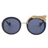 Shine Bright with New Fashionable Round Frame Diamond Sunglasses