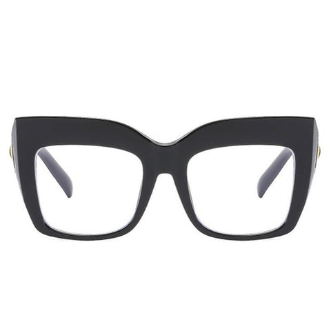 Gigi Fashionable Large Butterfly Frame Anti-Blue Light Eyeglasses with UV400 Protection image