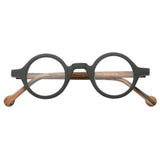 Retro Handmade Glasses Frame Small Round Plate Full Rim Style Eyeglasses