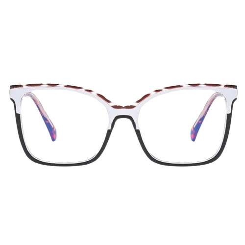 Large Butterfly Frame Flat Mirror New Anti-blue Light Contrasting Color Trendy Frame Eyeglasses