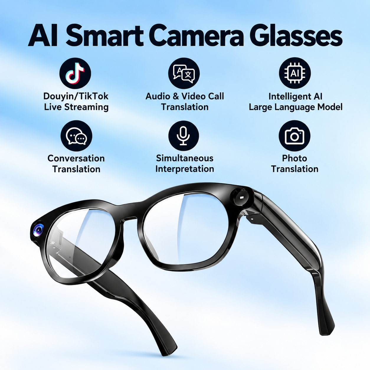 WINTOO A3 Ai Smart Glasses (view 2)
