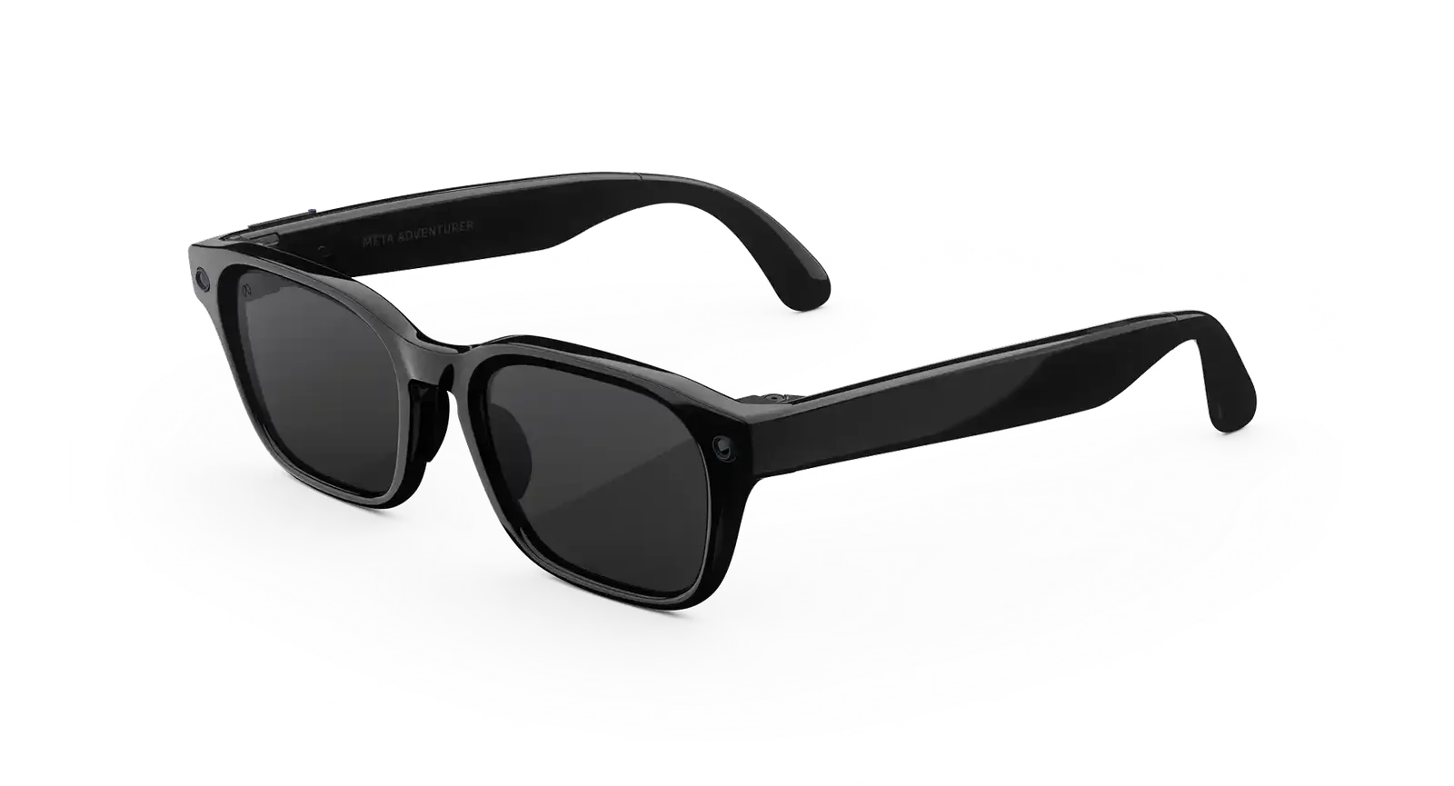 Adventurer Meta AI Glasses – Classic Black Clear to Grey Transitions