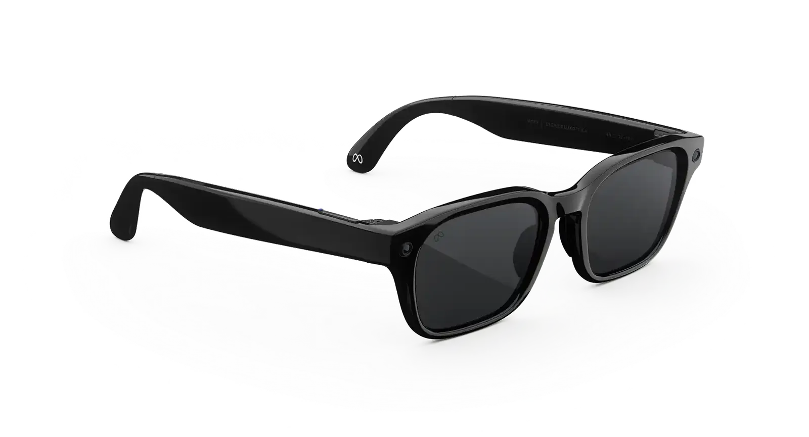 Adventurer Meta AI Glasses – Classic Black Grey (view 3)