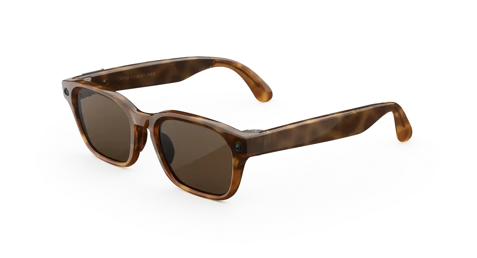 Adventurer Meta AI Glasses – Classic Tortoise Brown