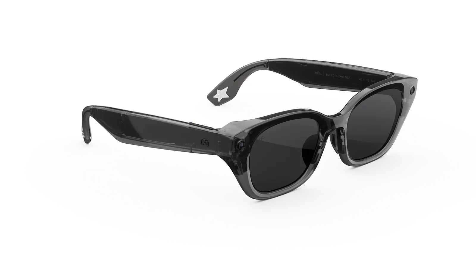 Adventurer LISA Edition Meta AI Glasses – Eclipse (view 3)