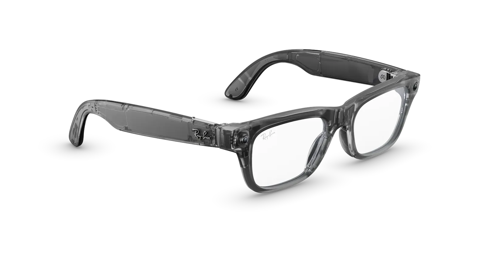 Ray-Ban Meta Blayzer Optics (Gen 2) – Matte Transparent Ice Grey (view 2)