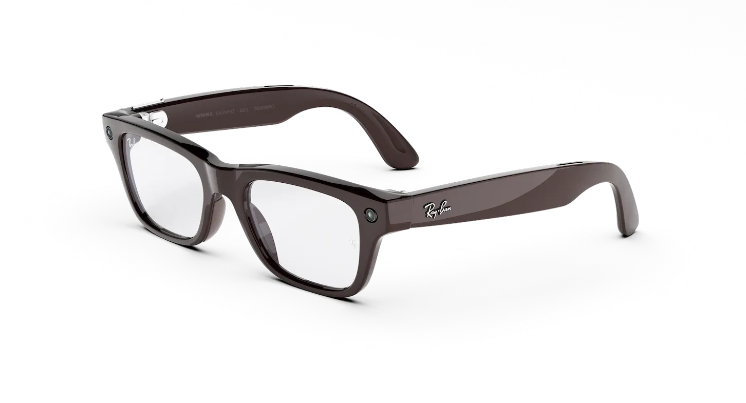 Ray-Ban Meta Blayzer Optics (Gen 2) – Shiny Brick Brown