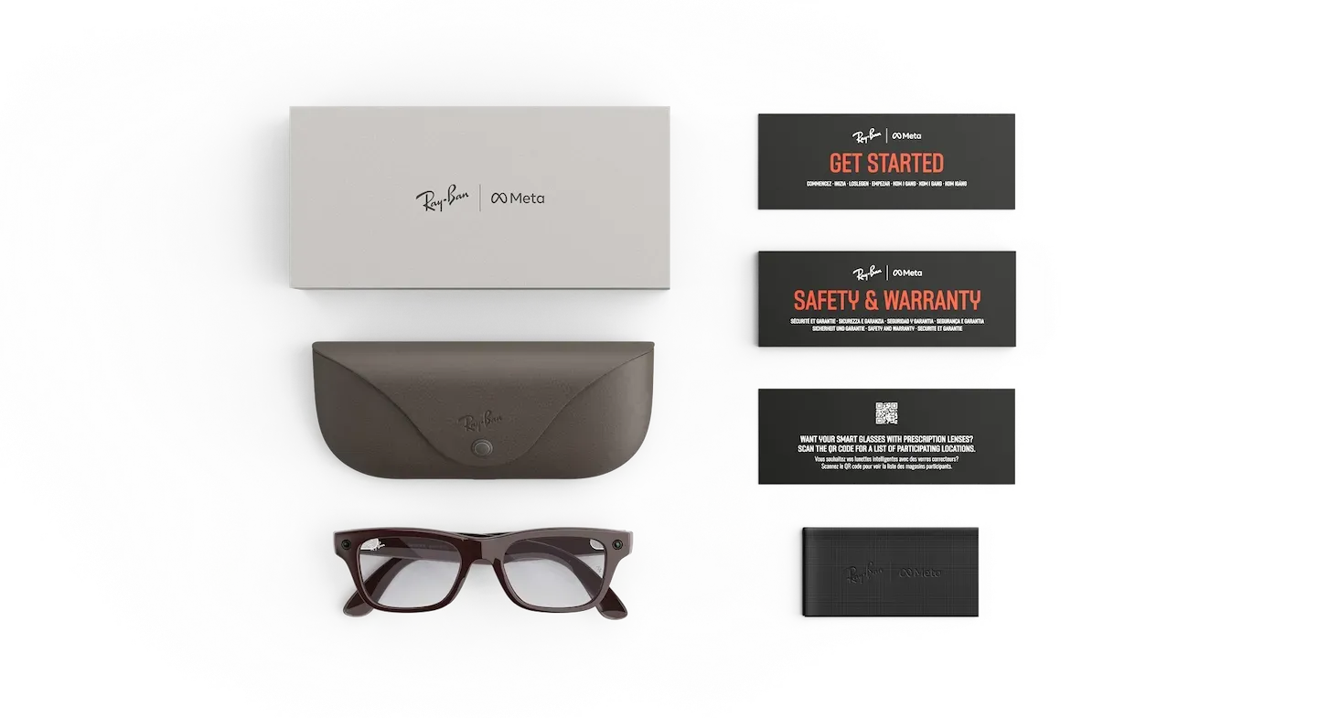 Ray-Ban Meta Blayzer Optics (Gen 2) – Shiny Brick Brown (view 2)