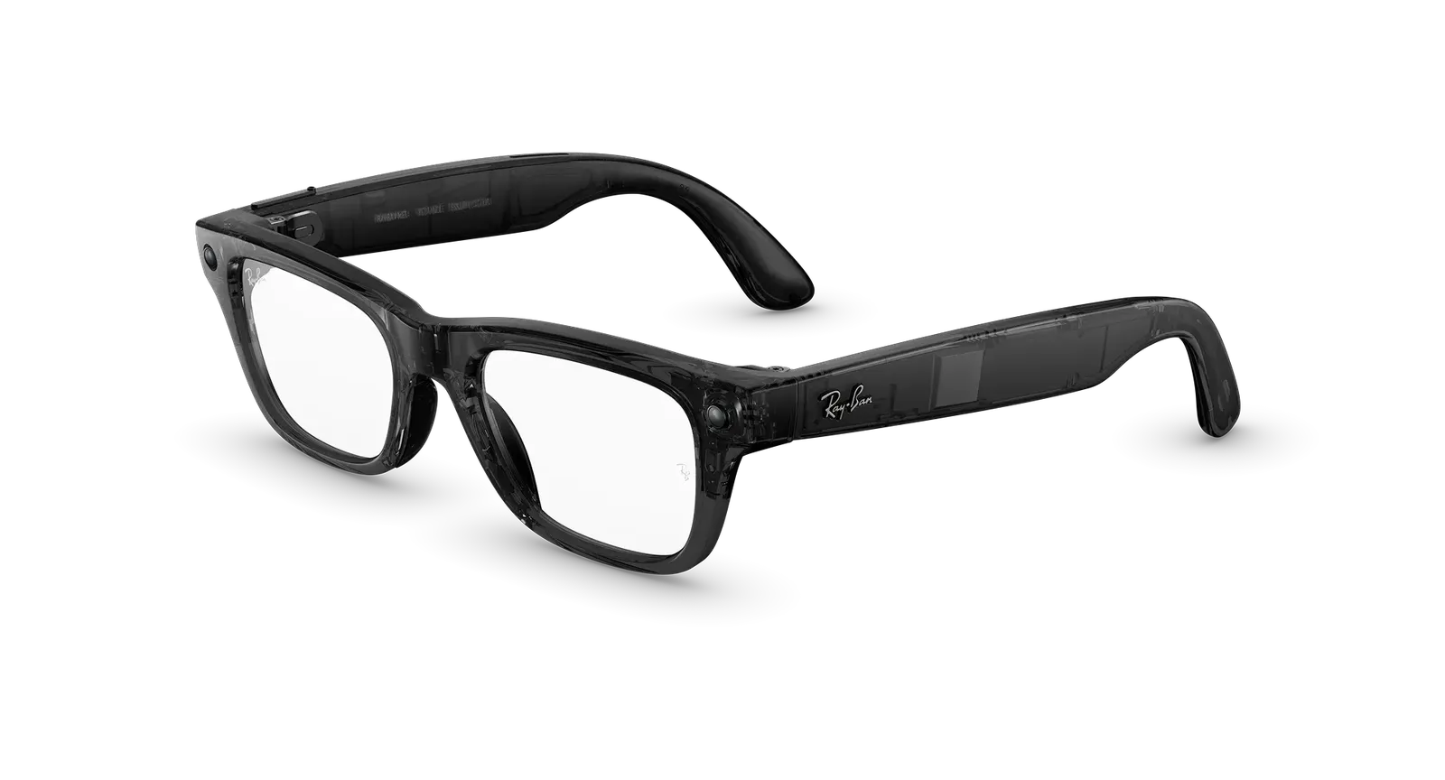 Ray-Ban Meta Blayzer Optics (Gen 2) – Shiny Transparent Black (view 4)