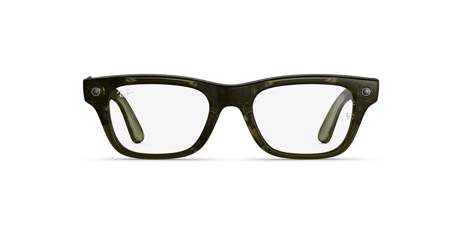 Ray-Ban Meta Blayzer Optics (Gen 2) – Shiny Transparent Dark Olive (view 4)
