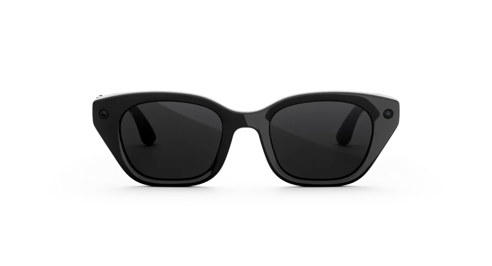 Capri Meta AI Glasses – Classic Black Clear to Grey Transitions