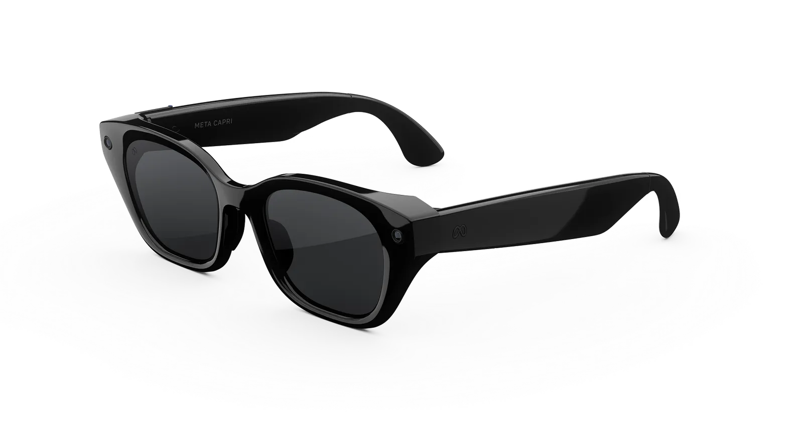 Capri Meta AI Glasses – Classic Black Grey