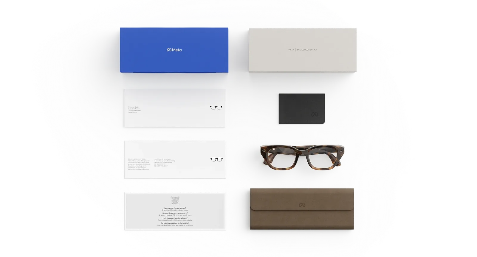 Capri Meta AI Glasses – Espresso Tortoise Clear (view 5)