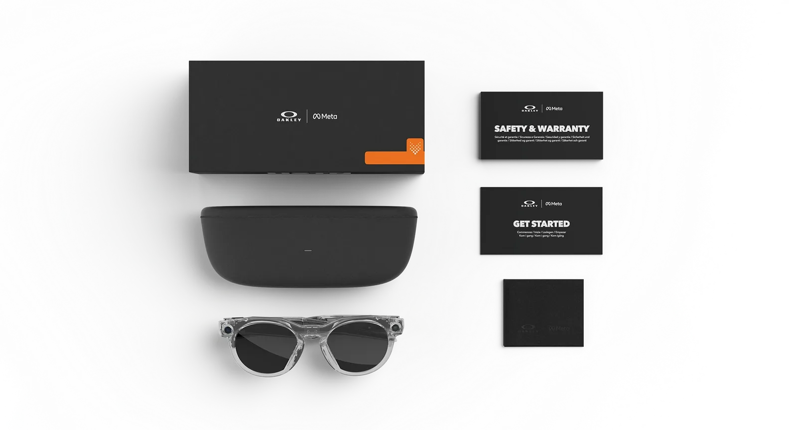 Oakley Meta HSTN – Clear Grey (view 2)