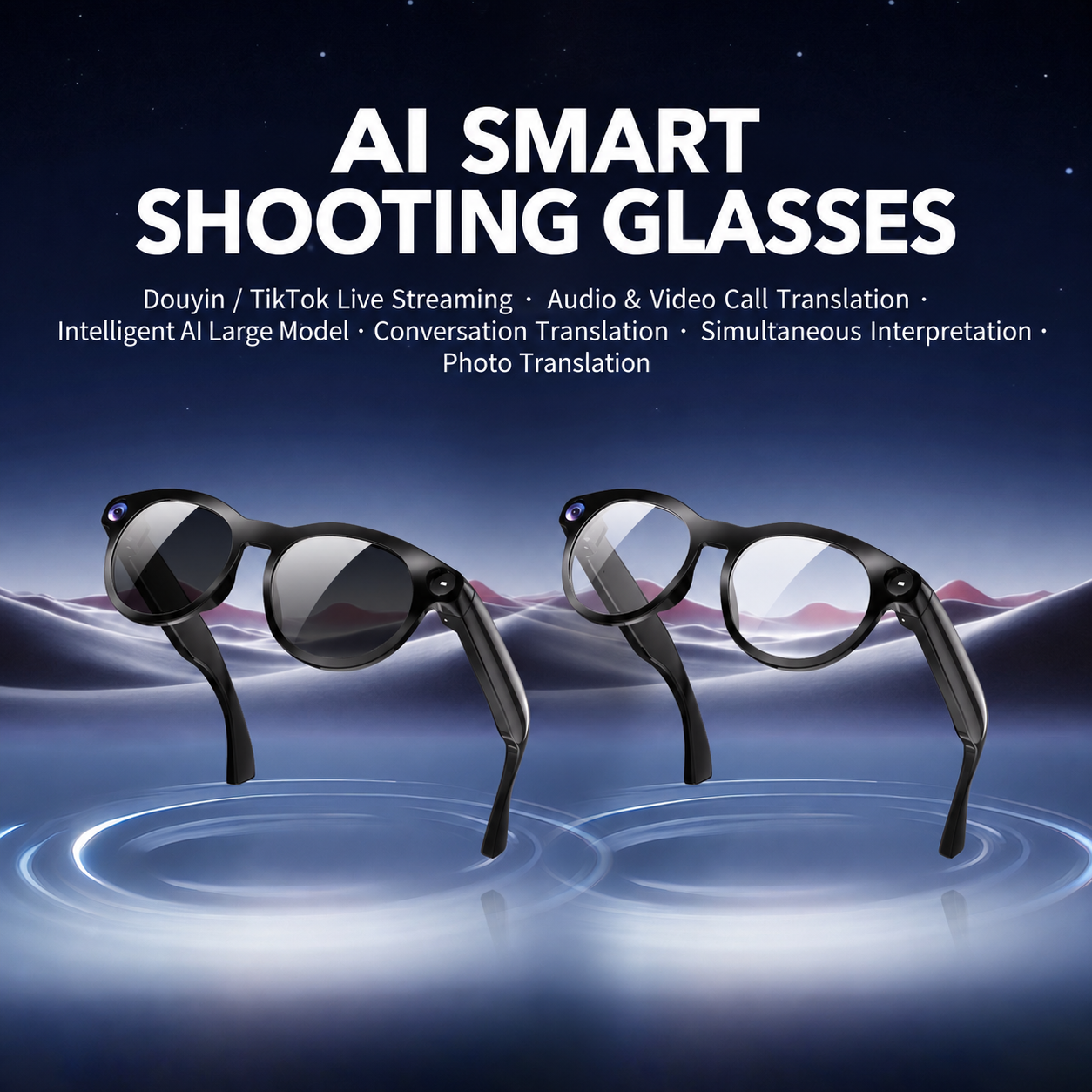 WINTOO A5 AI smart camera glasses with charging case - image 4