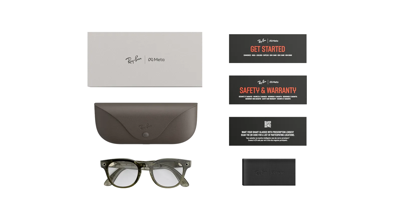 Ray-Ban Meta Scriber Optics (Gen 2) – Shiny Transparent Dark Olive