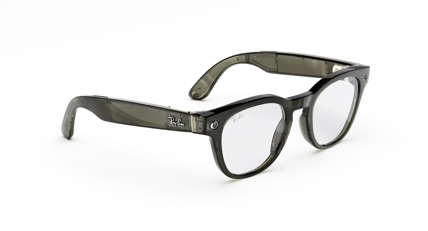 Ray-Ban Meta Scriber Optics (Gen 2) – Shiny Transparent Dark Olive (view 2)