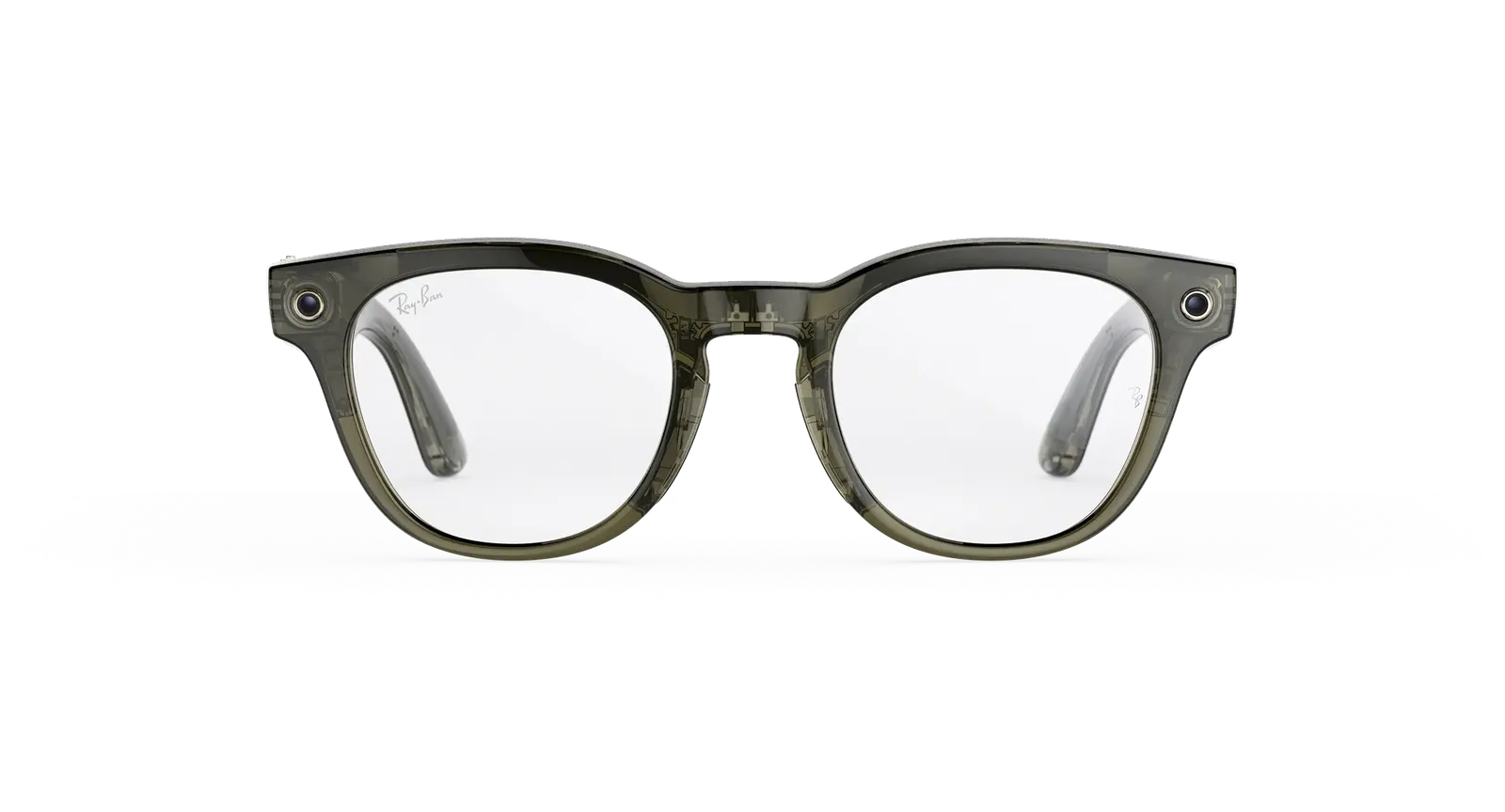 Ray-Ban Meta Scriber Optics (Gen 2) – Shiny Transparent Dark Olive (view 5)