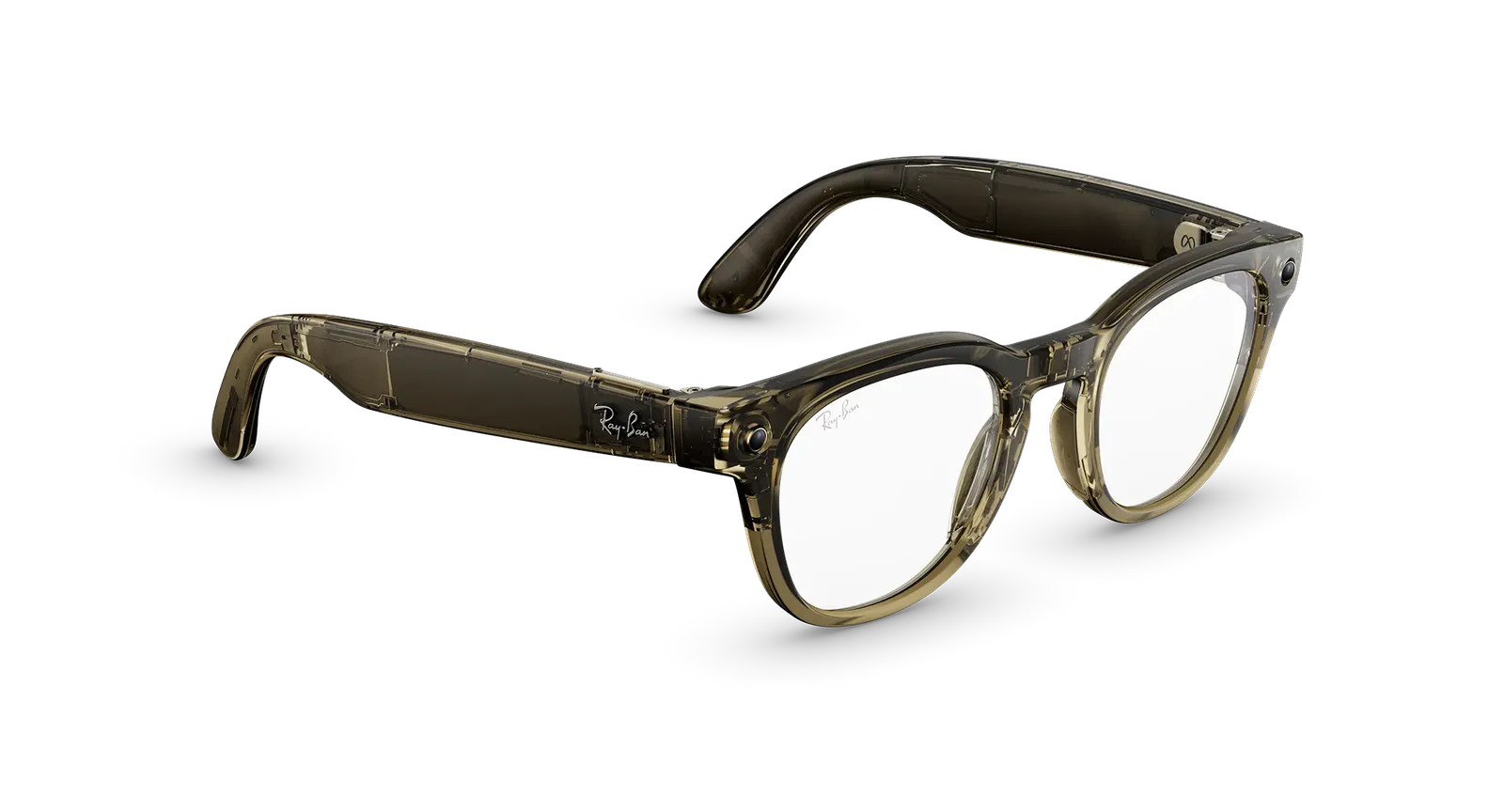 Ray-Ban Meta Scriber Optics (Gen 2) – Shiny Transparent Stone Beige (view 2)