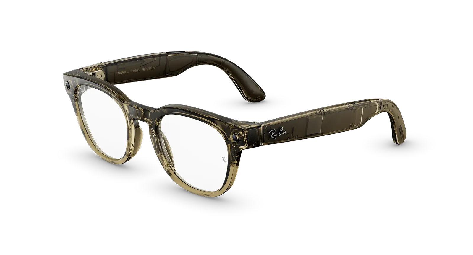 Ray-Ban Meta Scriber Optics (Gen 2) – Shiny Transparent Stone Beige (view 3)