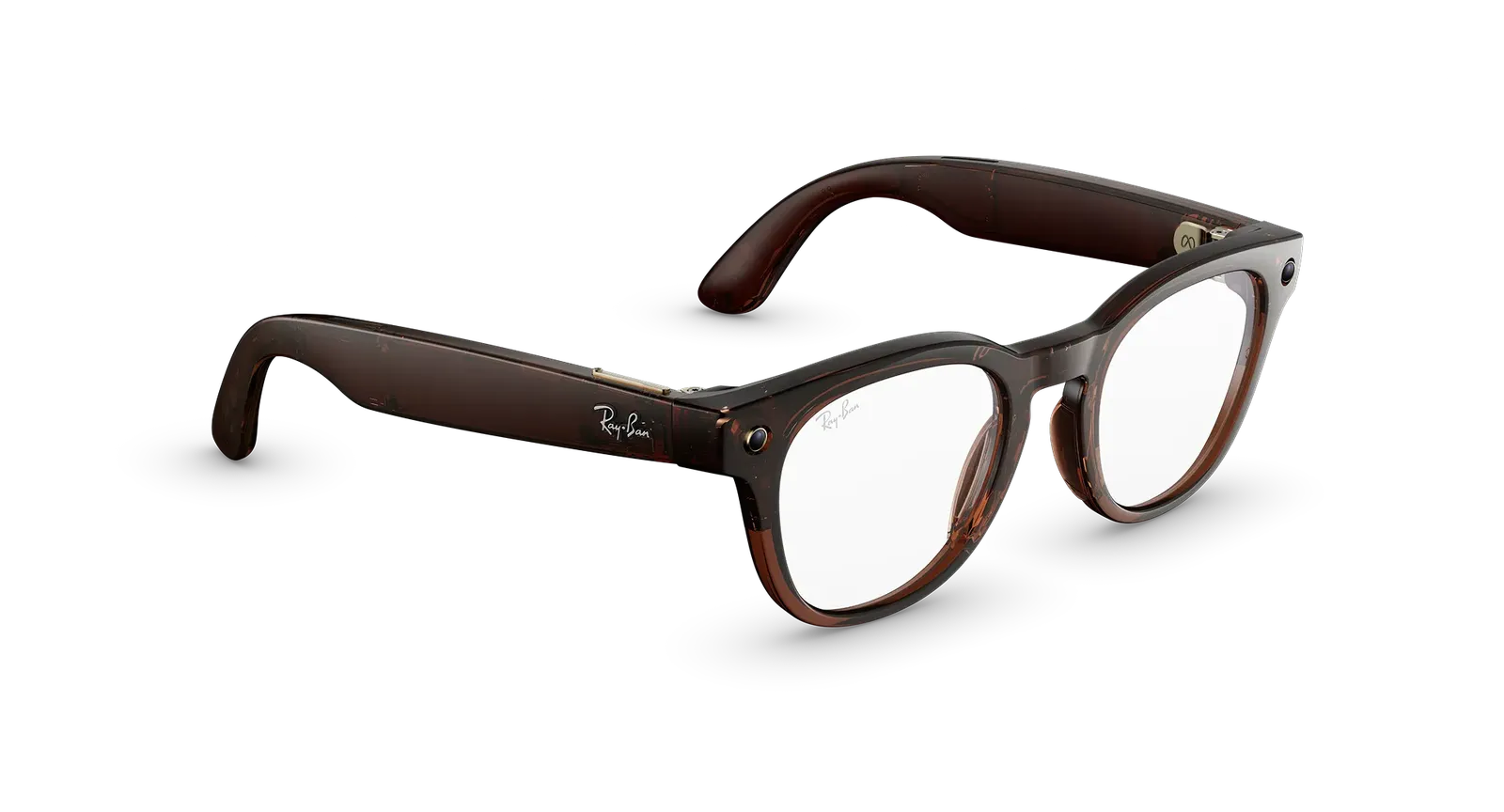 Ray-Ban Meta Scriber Optics (Gen 2) – Shiny Transparent Umber (view 2)