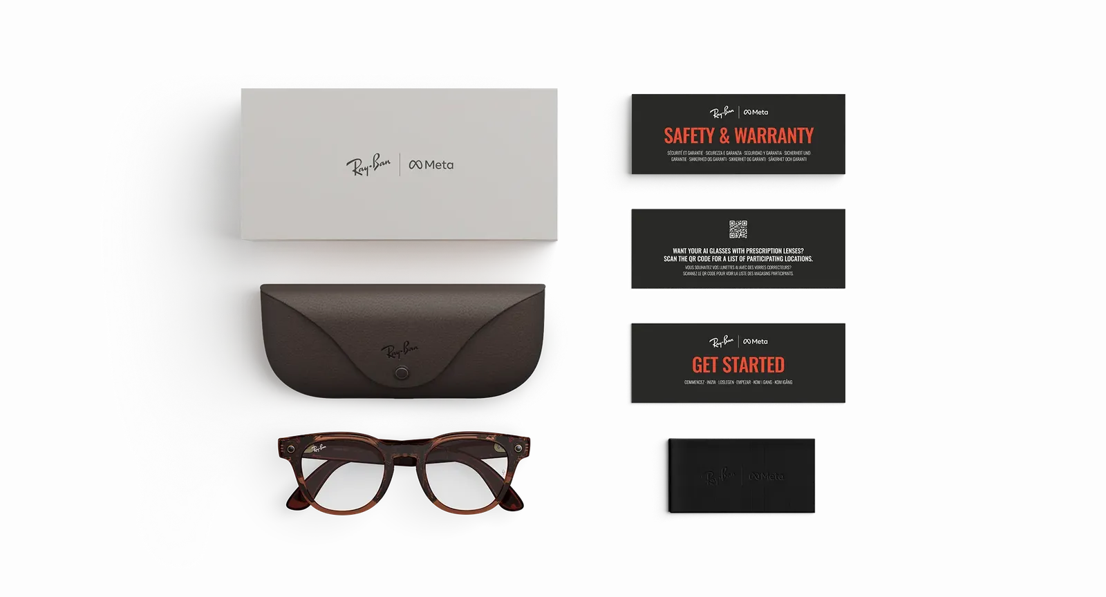 Ray-Ban Meta Scriber Optics (Gen 2) – Shiny Transparent Umber (view 3)