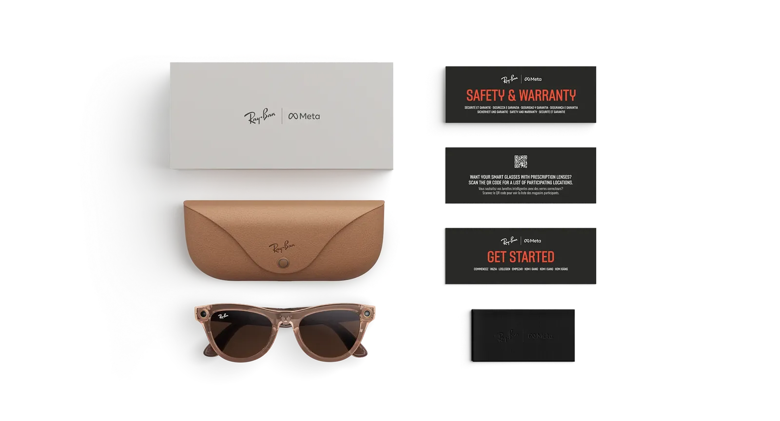 Ray-Ban Meta Skyler (Gen 2) – Peach Brown (view 3)