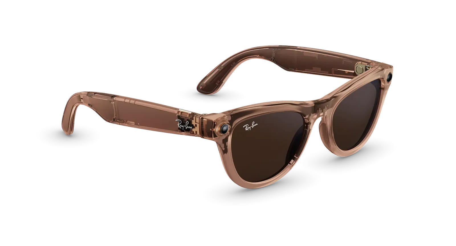 Ray-Ban Meta Skyler (Gen 2) – Peach Brown (view 4)