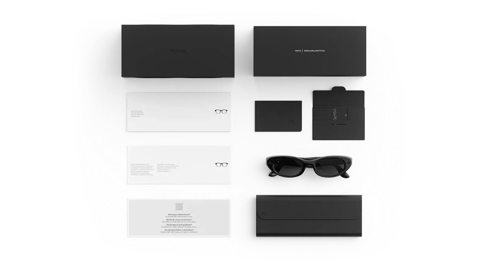 Starfire Kylie Edition Meta AI Glasses – Classic Black Clear to Grey Transitions (view 5)