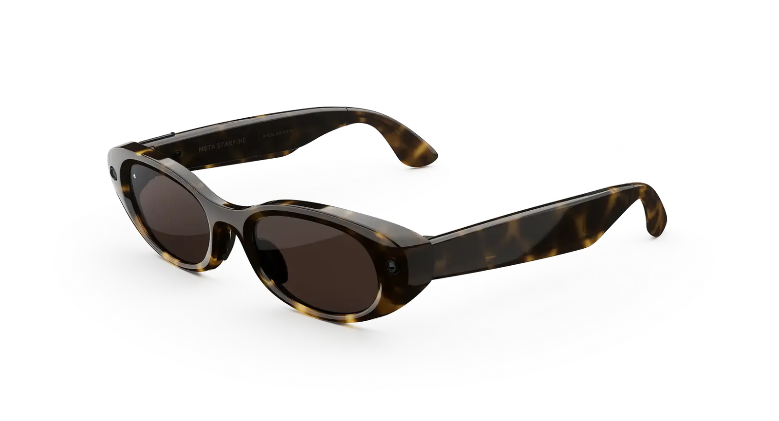 Starfire Kylie Edition Meta AI Glasses – Dark Tortoise Chocolate