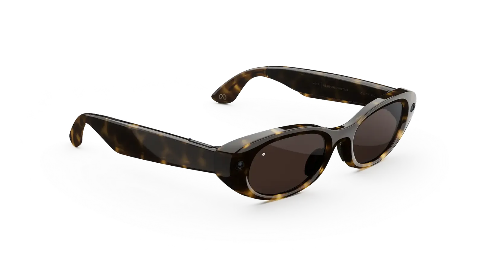 Starfire Kylie Edition Meta AI Glasses – Dark Tortoise Chocolate (view 4)