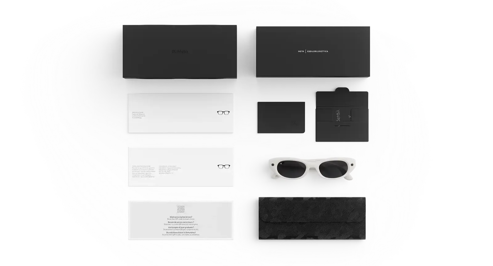 Starfire Kylie Edition Meta AI Glasses – Ivory Black (view 5)