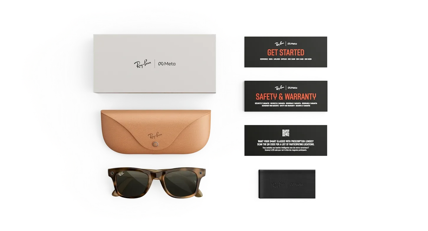 Ray-Ban Meta Wayfarer (Gen 3) – Havana Green (view 5)