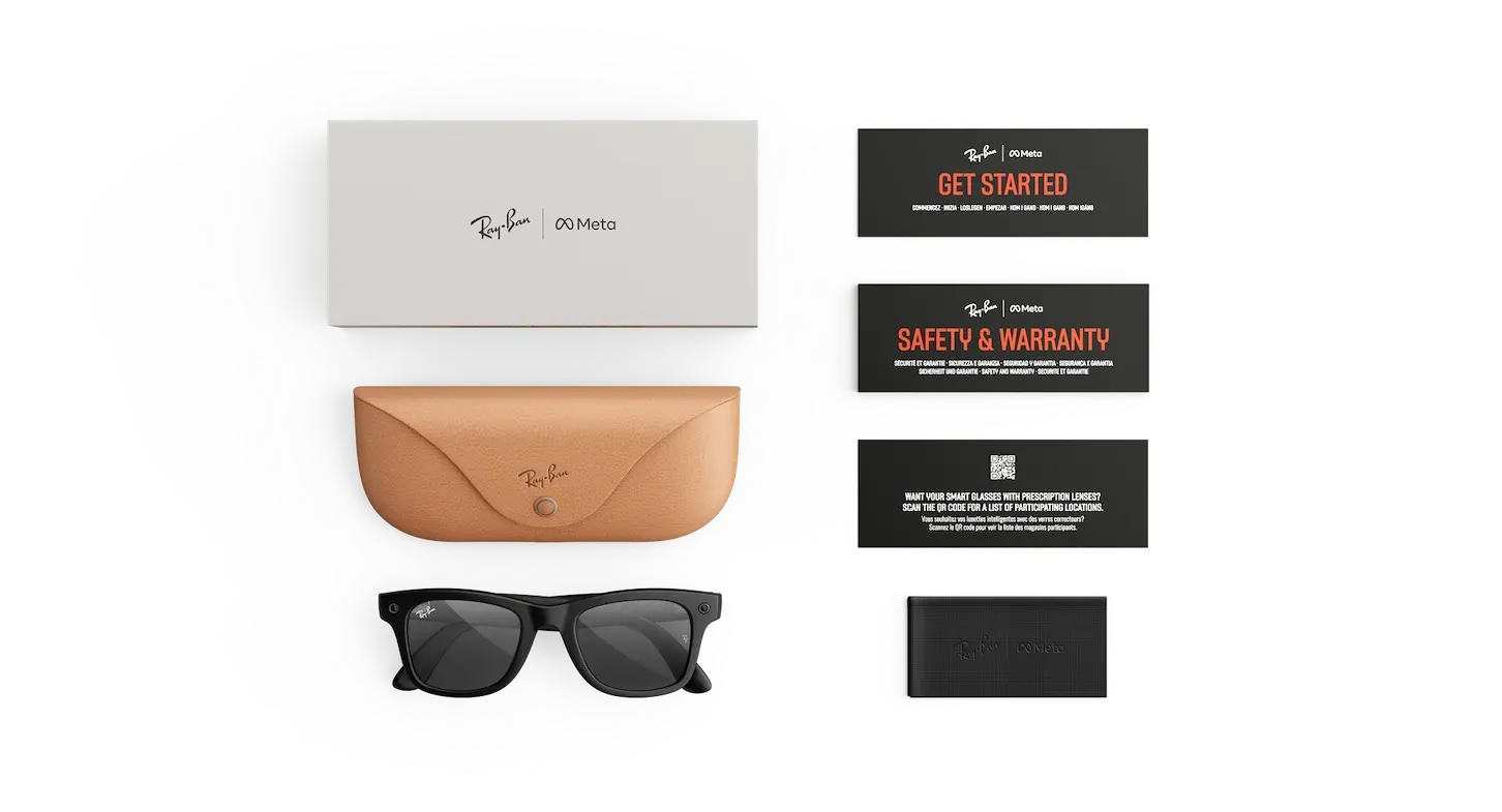 Ray-Ban Meta Wayfarer (Gen 3) – Matte Black Grey (view 5)