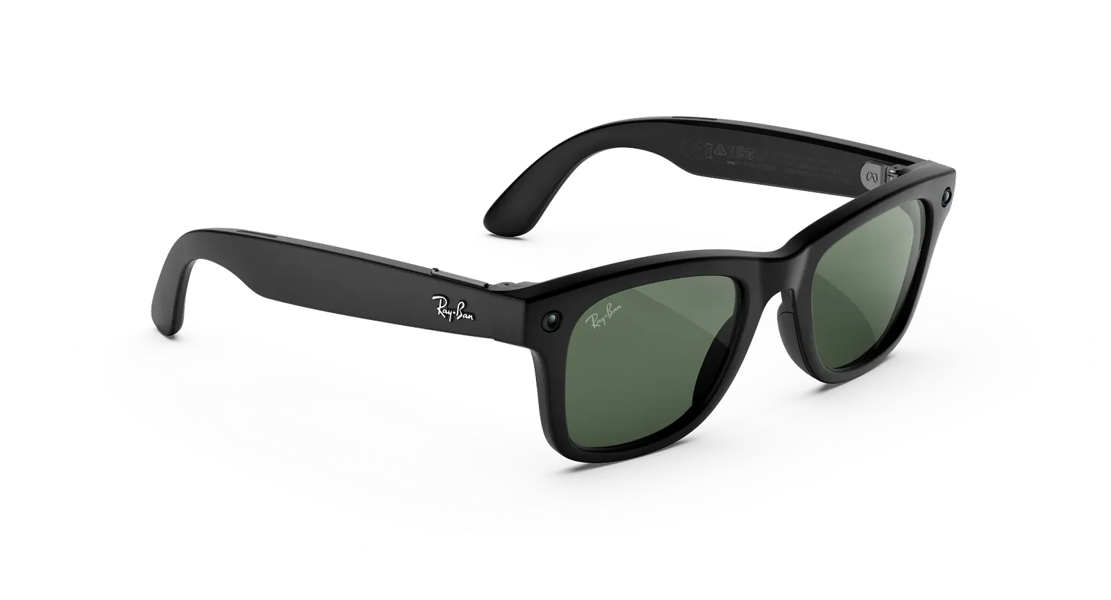 Ray-Ban Meta Wayfarer (Gen 3) – Matte Black Transitions Graphite Green (view 2)