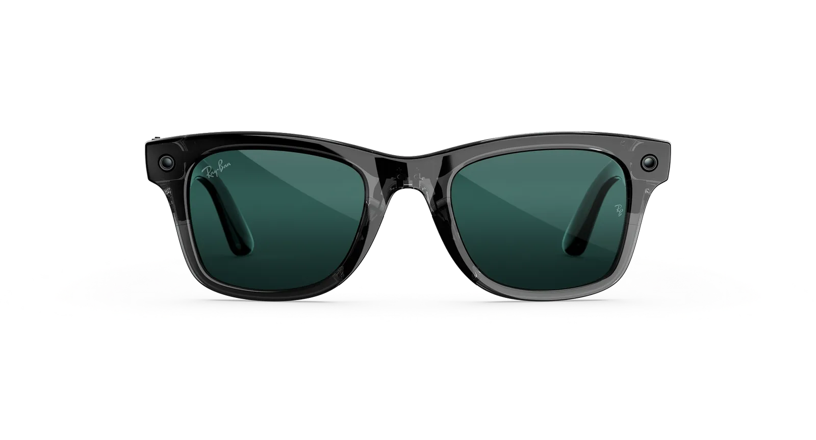 Ray-Ban Meta Wayfarer (Gen 3) – Transparent Black Transitions Aquamarine (view 2)