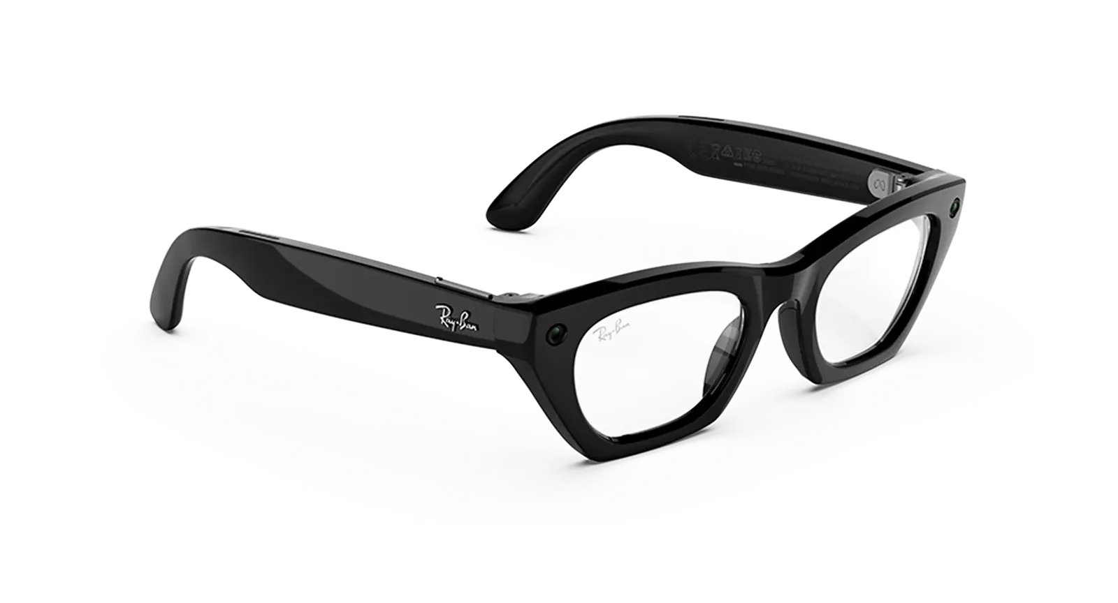 Ray-Ban Meta Zena (Gen 3) – Shiny Black Clear (view 3)